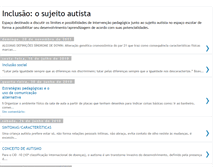 Tablet Screenshot of inclusaoautismo.blogspot.com
