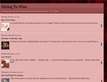 Tablet Screenshot of dinetowine.blogspot.com