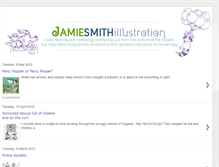 Tablet Screenshot of jamiesmithillustration.blogspot.com