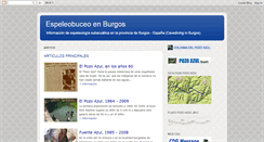 Desktop Screenshot of espeleosub.blogspot.com