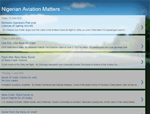 Tablet Screenshot of nigerianaviationmatters.blogspot.com