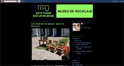 Desktop Screenshot of museodereciclaje.blogspot.com