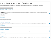 Tablet Screenshot of install-howto.blogspot.com