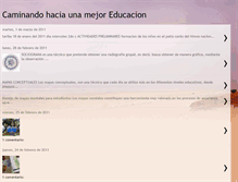 Tablet Screenshot of elcaminodelamejoreducacion.blogspot.com