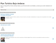 Tablet Screenshot of planturisticobajoandarax.blogspot.com