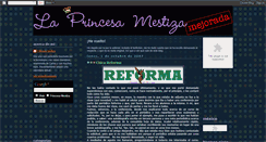 Desktop Screenshot of princesamestiza2.blogspot.com