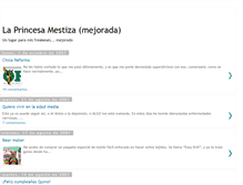 Tablet Screenshot of princesamestiza2.blogspot.com