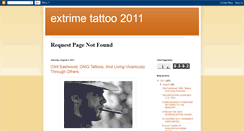 Desktop Screenshot of extrimetattoo2011.blogspot.com
