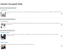 Tablet Screenshot of gerberscarpellikids.blogspot.com