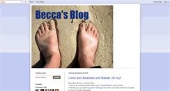 Desktop Screenshot of beccalynch.blogspot.com