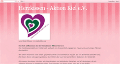 Desktop Screenshot of herzkissenaktionkiel.blogspot.com