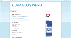 Desktop Screenshot of isengkungeblog.blogspot.com