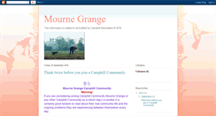 Desktop Screenshot of mournegrange.blogspot.com