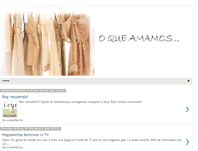 Tablet Screenshot of oqueamamos.blogspot.com