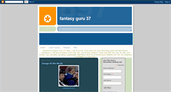 Desktop Screenshot of fantasyguru37.blogspot.com