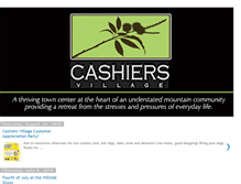 Tablet Screenshot of cashiersvillage.blogspot.com