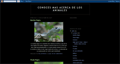 Desktop Screenshot of conocemasacercadelosanimales.blogspot.com