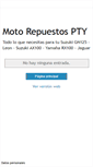 Mobile Screenshot of motorepuestos.blogspot.com
