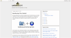Desktop Screenshot of latenitesoft.blogspot.com