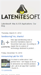 Mobile Screenshot of latenitesoft.blogspot.com