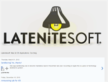 Tablet Screenshot of latenitesoft.blogspot.com