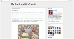 Desktop Screenshot of cardsandcraftworld.blogspot.com