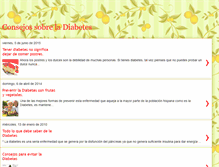Tablet Screenshot of consejossobreladiabetes.blogspot.com