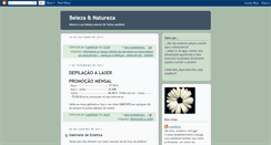 Desktop Screenshot of beleza-natureza.blogspot.com