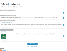 Tablet Screenshot of beleza-natureza.blogspot.com