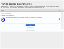 Tablet Screenshot of floridaserviceenterprise.blogspot.com