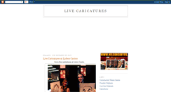 Desktop Screenshot of livecaricatures.blogspot.com