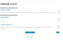 Tablet Screenshot of joven-muere-diabetico.blogspot.com