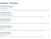 Tablet Screenshot of evolution-everlution.blogspot.com