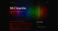 Desktop Screenshot of micreacion.blogspot.com