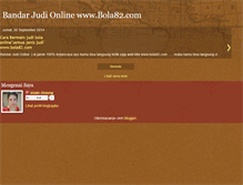 Tablet Screenshot of bandarjudionlinebola82.blogspot.com