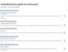 Tablet Screenshot of mcdudeanatorguide.blogspot.com
