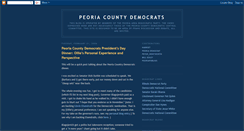 Desktop Screenshot of peoriademocrats.blogspot.com