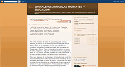 Desktop Screenshot of jornalerosagricolasmigrantesyeduci.blogspot.com