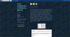 Desktop Screenshot of como-multiplicaban.blogspot.com