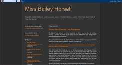 Desktop Screenshot of missbaileyherself.blogspot.com