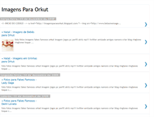 Tablet Screenshot of imagensparaoorkut.blogspot.com
