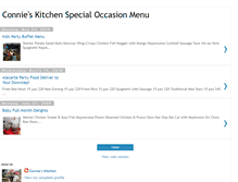 Tablet Screenshot of connies-kitchenspmenu.blogspot.com