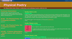 Desktop Screenshot of physicalpoetry.blogspot.com