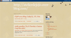 Desktop Screenshot of jojo-httpatelierdejojoover-blogcom.blogspot.com
