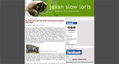 Desktop Screenshot of javanslowloris.blogspot.com