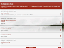 Tablet Screenshot of milheirosmat.blogspot.com