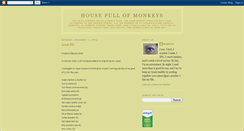 Desktop Screenshot of monkeyhousefull.blogspot.com