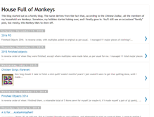 Tablet Screenshot of monkeyhousefull.blogspot.com