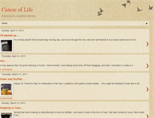 Tablet Screenshot of canoeoflife.blogspot.com