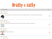 Tablet Screenshot of hratkyssatky.blogspot.com